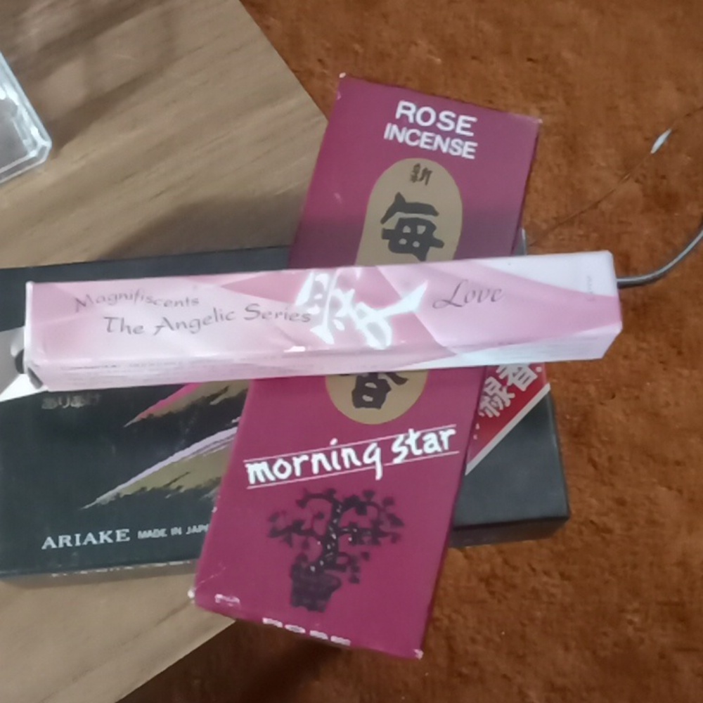 3 boxes of incense